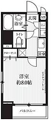 HF北四番丁レジデンス 1Kの間取図画像