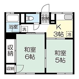 🉐敷金礼金0円！🉐ベルグコーポ1号棟