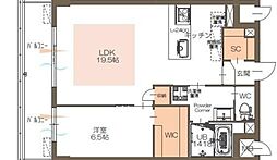 間取図画像 1LDK