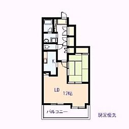 菊田参番館 1LDKの間取図画像