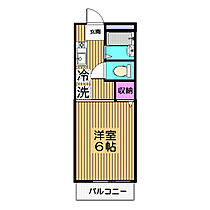 神奈川県横浜市西区浅間町3丁目（賃貸アパート1K・2階・20.46㎡） その2