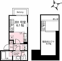 神奈川県横浜市鶴見区岸谷3丁目（賃貸アパート1R・2階・17.66㎡） その2