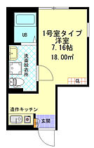 神奈川県横浜市保土ケ谷区西谷4丁目（賃貸アパート1R・2階・18.00㎡） その2