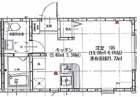 神奈川県横浜市保土ケ谷区岩崎町（賃貸アパート1R・1階・21.73㎡） その2