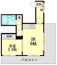 神奈川県横浜市西区境之谷（賃貸マンション1DK・4階・30.00㎡） その2