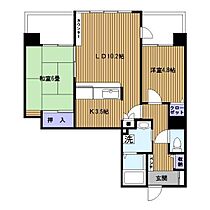 神奈川県横浜市磯子区洋光台1丁目（賃貸マンション2LDK・5階・62.52㎡） その2