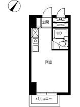 神奈川県横浜市西区中央2丁目（賃貸マンション1R・5階・16.50㎡） その2