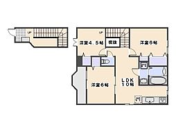 プロヴァンスA 3LDKの間取図画像