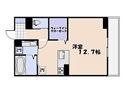 アリエッタ ワンルームの間取図画像
