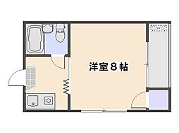 サンライズ五観橋1 ワンルームの間取図画像