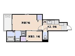 アウローラ 1SKの間取図画像
