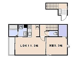 ロータス 1LDKの間取図画像