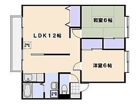 サンビレッジ平野A棟 201 ｜ 広島県広島市佐伯区三筋１丁目10-8（賃貸アパート2LDK・2階・60.35㎡） その2