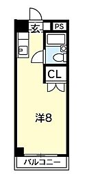 シャルム・アイエムエム ワンルームの間取図画像