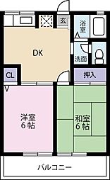 間取図画像 2DK