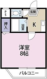 間取図画像 1K