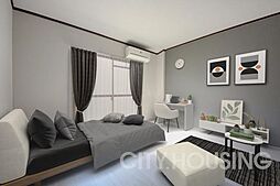 第2南前川ハイツ 302 3階1DKのリビング/ダイニング