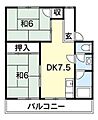 城見ハイツ4階4.5万円