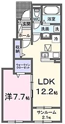 間取図画像 1LDK