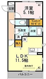間取図画像 1LDK