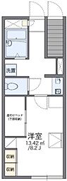 レオパレスグリーンヴィラ論田 1Kの間取図画像