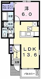 間取図画像 1LDK