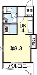 間取図画像 1DK