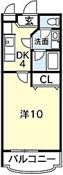 間取図画像 1K