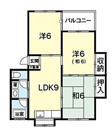 間取図画像 3LDK