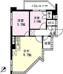 間取図画像 2DK