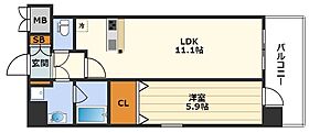 スプランディッド梅田北  ｜ 大阪府大阪市北区本庄西1丁目（賃貸マンション1LDK・3階・40.18㎡） その2