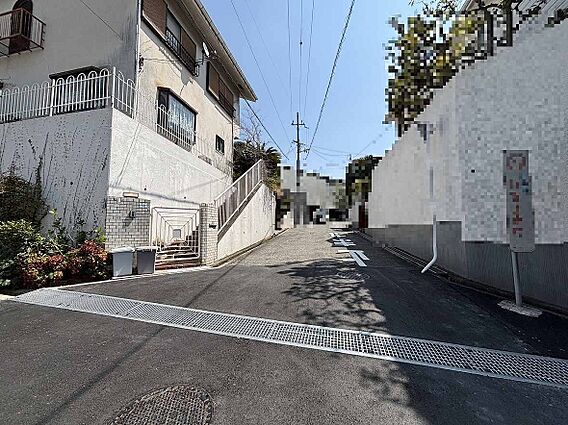 南西側前面道路...