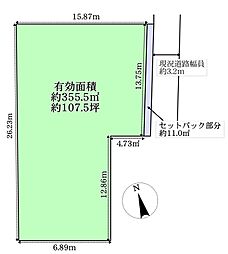 物件画像 豊中市服部西町一丁目 売土地