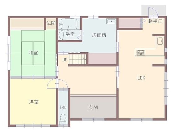 1F間取図