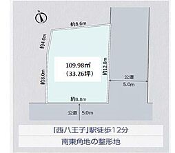 物件画像 八王子市元本郷町3丁目土地