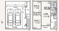 物件の間取り