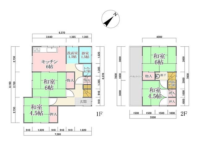 間取り 館林市小桑原町