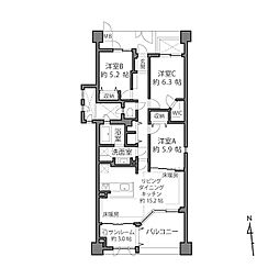 間取図画像 3LDK