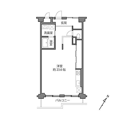 間取り ライオンズマンション調布台 5階/-