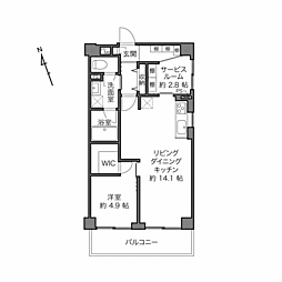 間取図画像 1SLDK