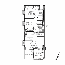 間取図画像 3LDK