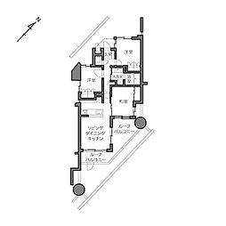 グランイーグル溝の口 3LDKの間取図画像