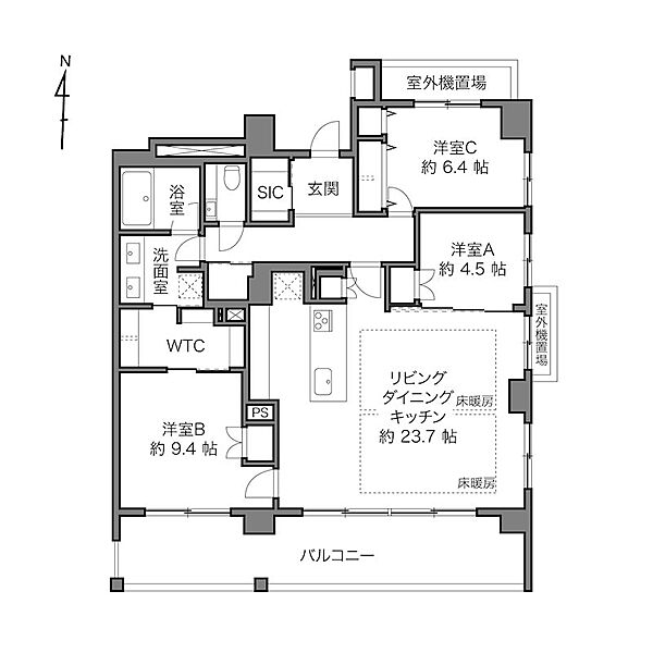 間取りを拡大表示