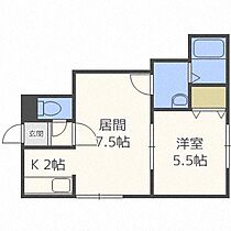 オカップＶ  ｜ 北海道札幌市西区山の手三条1丁目（賃貸アパート1LDK・3階・33.63㎡） その2