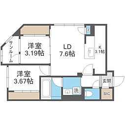 ＬｉｖｅＣａｓａ豊平 3階