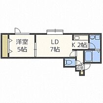 シティリバーＩＩ  ｜ 北海道札幌市白石区平和通12丁目北（賃貸アパート1LDK・1階・33.19㎡） その2