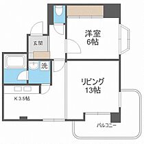 メゾンドブーケパーク  ｜ 北海道札幌市中央区南十三条西1丁目（賃貸マンション1LDK・4階・51.87㎡） その2