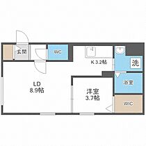 ブルーイング西町北  ｜ 北海道札幌市西区西町北6丁目（賃貸マンション1LDK・4階・33.33㎡） その2