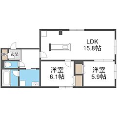 物件の間取り