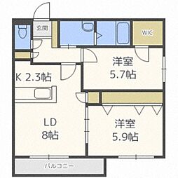 ファーストクラス　南円山 2階